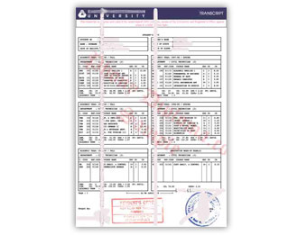 Eastern Mediterranean University (1) - Fake Diploma Sample from Turkey